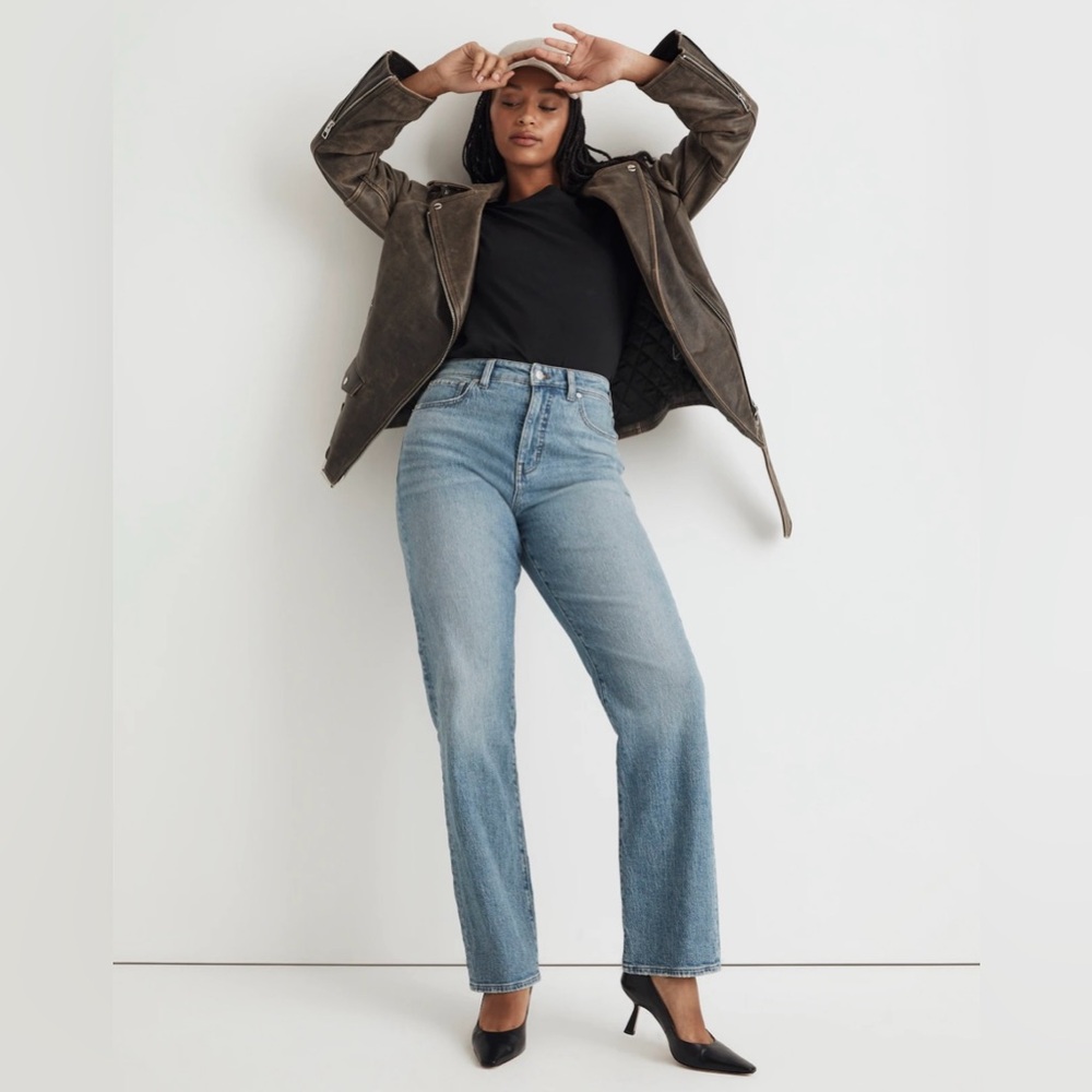 Madewell 90's Curvy Petit Straight Leg Jeans size 26